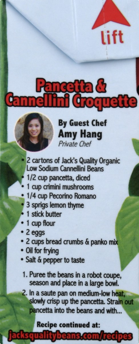 slide 11 of 12, Jack's Quality Organic Low Sodium Cannellini Beans 13.4 oz, 13.4 oz