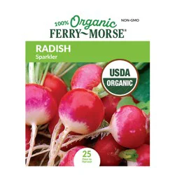 Ferry Morse Radish Seeds, Sparkler, Organic