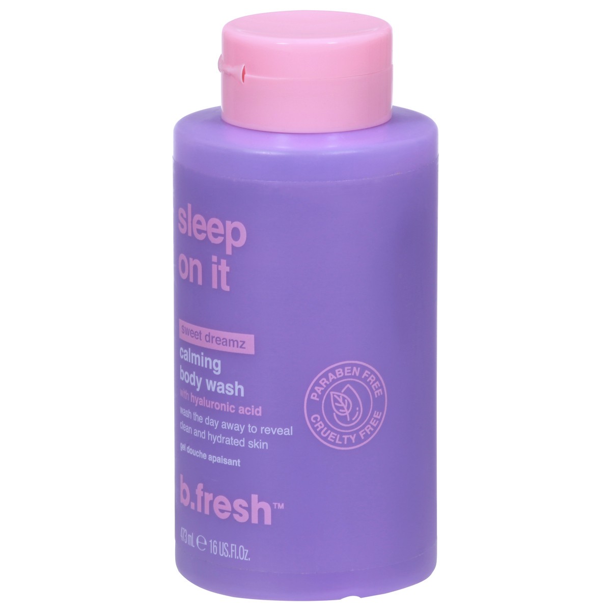 slide 8 of 12, b.fresh Calming Sweet Dreamz Body Wash with Hyaluronic Acid 16 fl oz, 1 ct