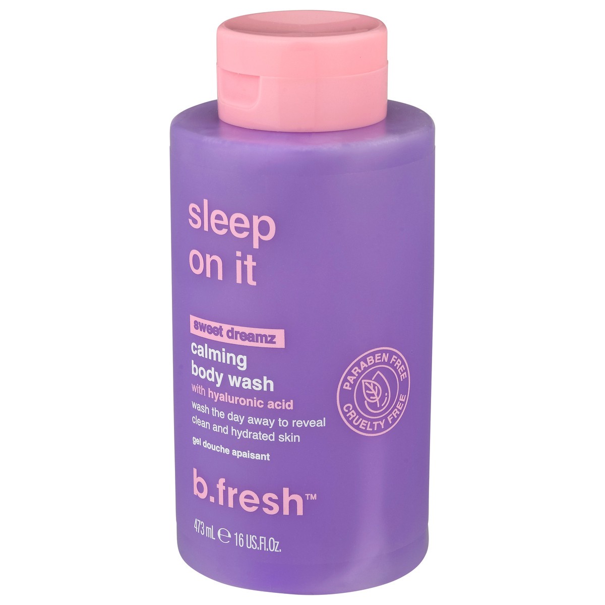 slide 1 of 12, b.fresh Calming Sweet Dreamz Body Wash with Hyaluronic Acid 16 fl oz, 1 ct