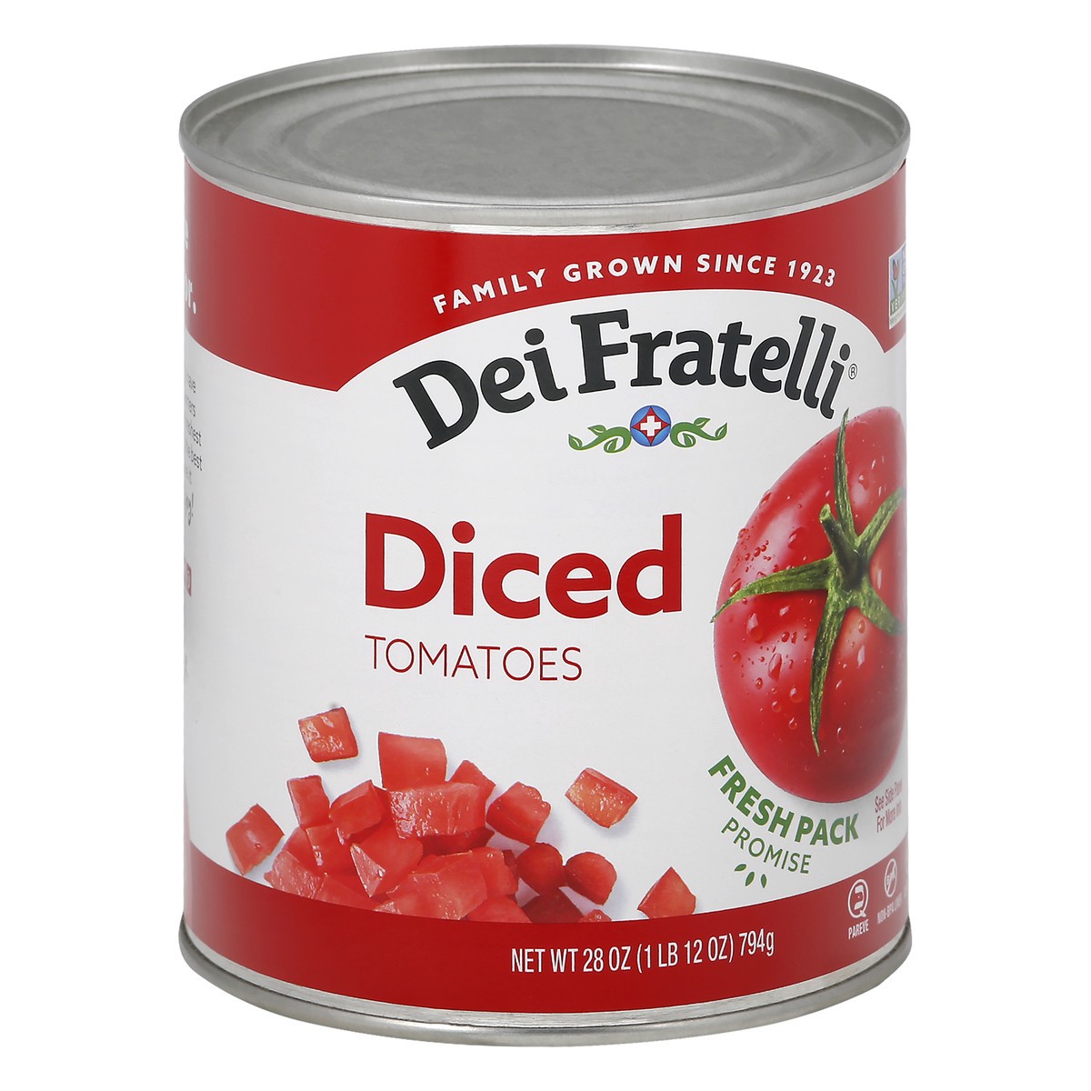 slide 9 of 9, Dei Fratelli Diced Tomatoes, 28 oz