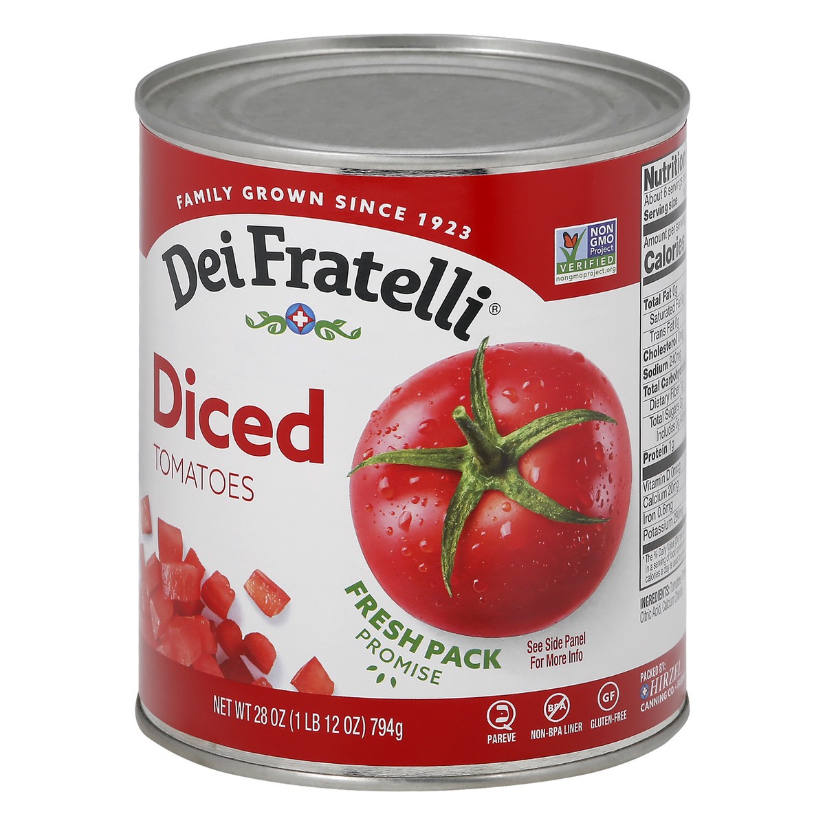 slide 8 of 9, Dei Fratelli Diced Tomatoes, 28 oz