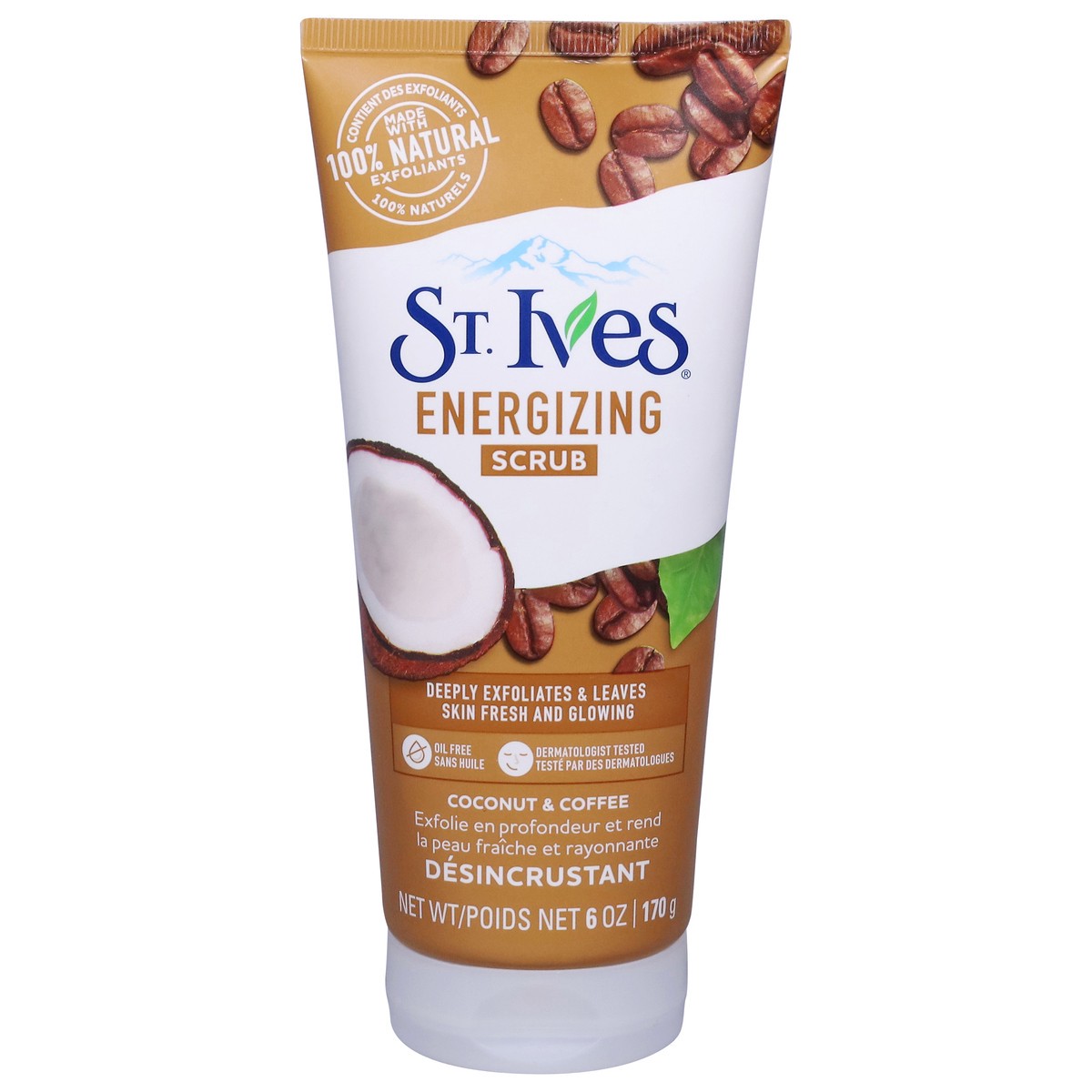 slide 13 of 13, St. Ives Energizing Coconut & Coffee Scrub 6 oz, 6 oz