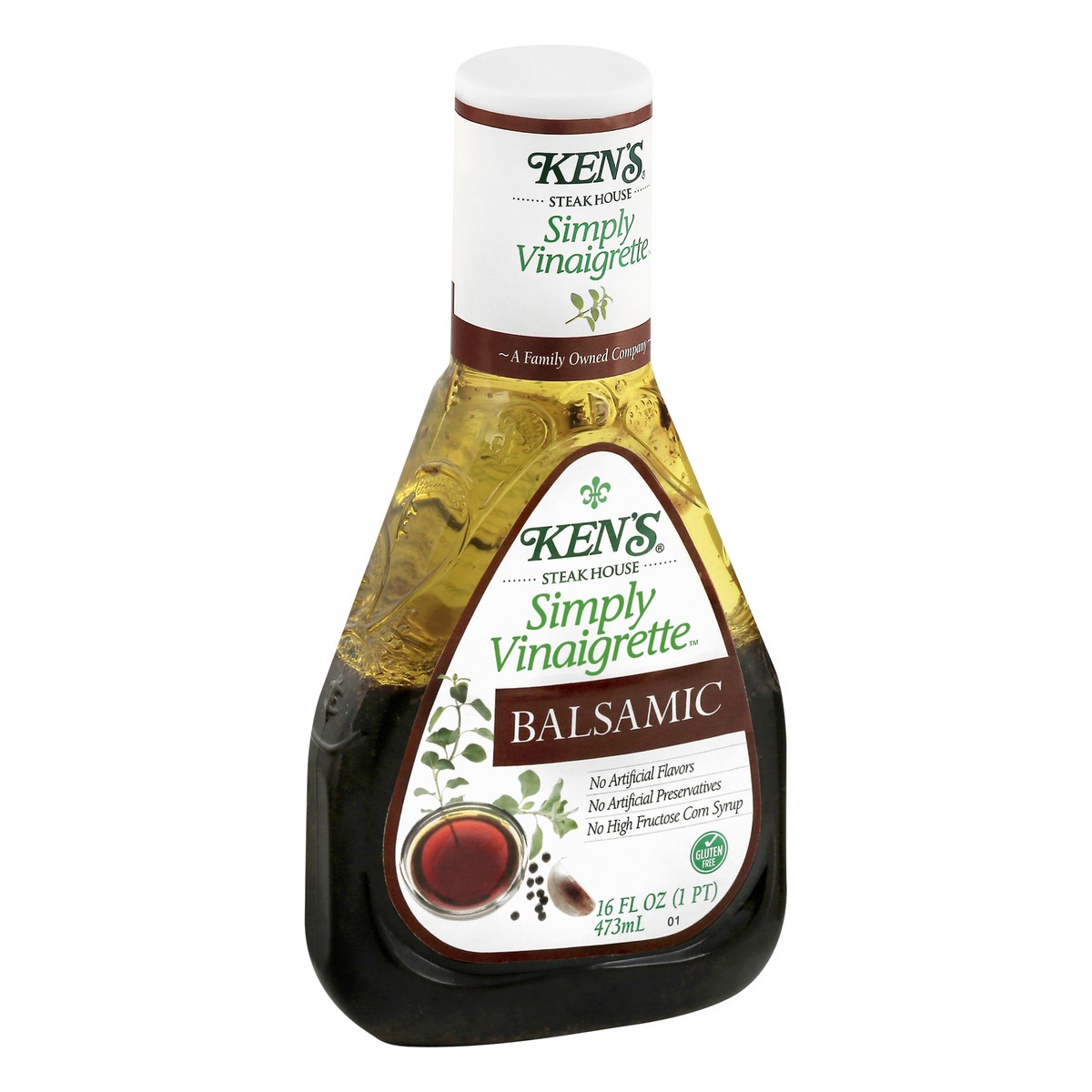 slide 5 of 12, Ken's Steak House Balsamic Vinaigrette-Ken's Steak House Simply, 16 oz