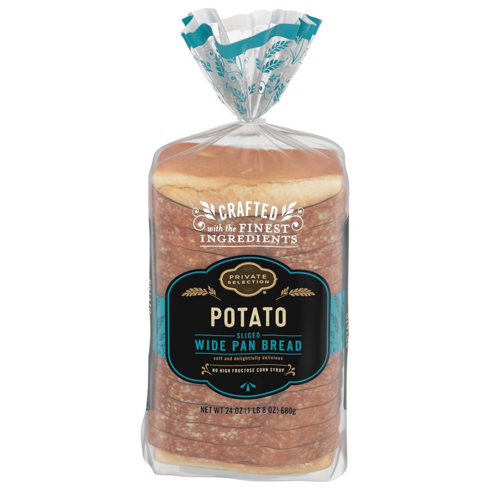 slide 1 of 2, Private Selection Potato Wide Pan Bread, 24 oz