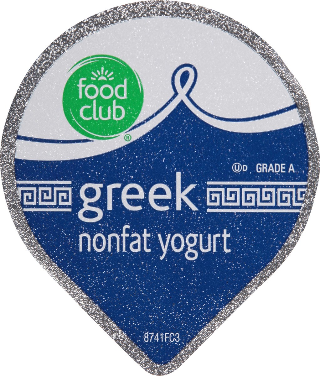 slide 6 of 11, Food Club Raspberry Fruit On The Bottom Greek Nonfat Yogurt, 5.3 oz