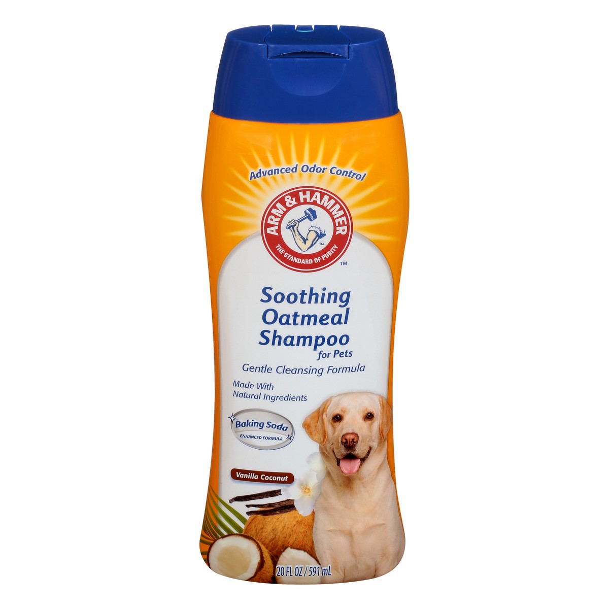 slide 1 of 9, ARM & HAMMER Shampoo for Pets, Soothing Oatmeal, Vanilla Coconut, 20 oz