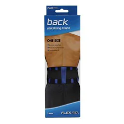 Flex Aid Deluxe Back Support - Black