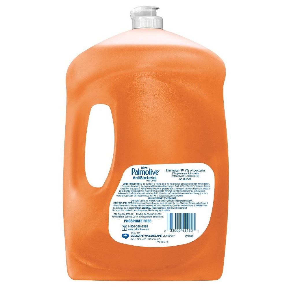 slide 4 of 5, Palmolive Ultra Antibacterial Orange Dish Soap, 68.5 fl oz