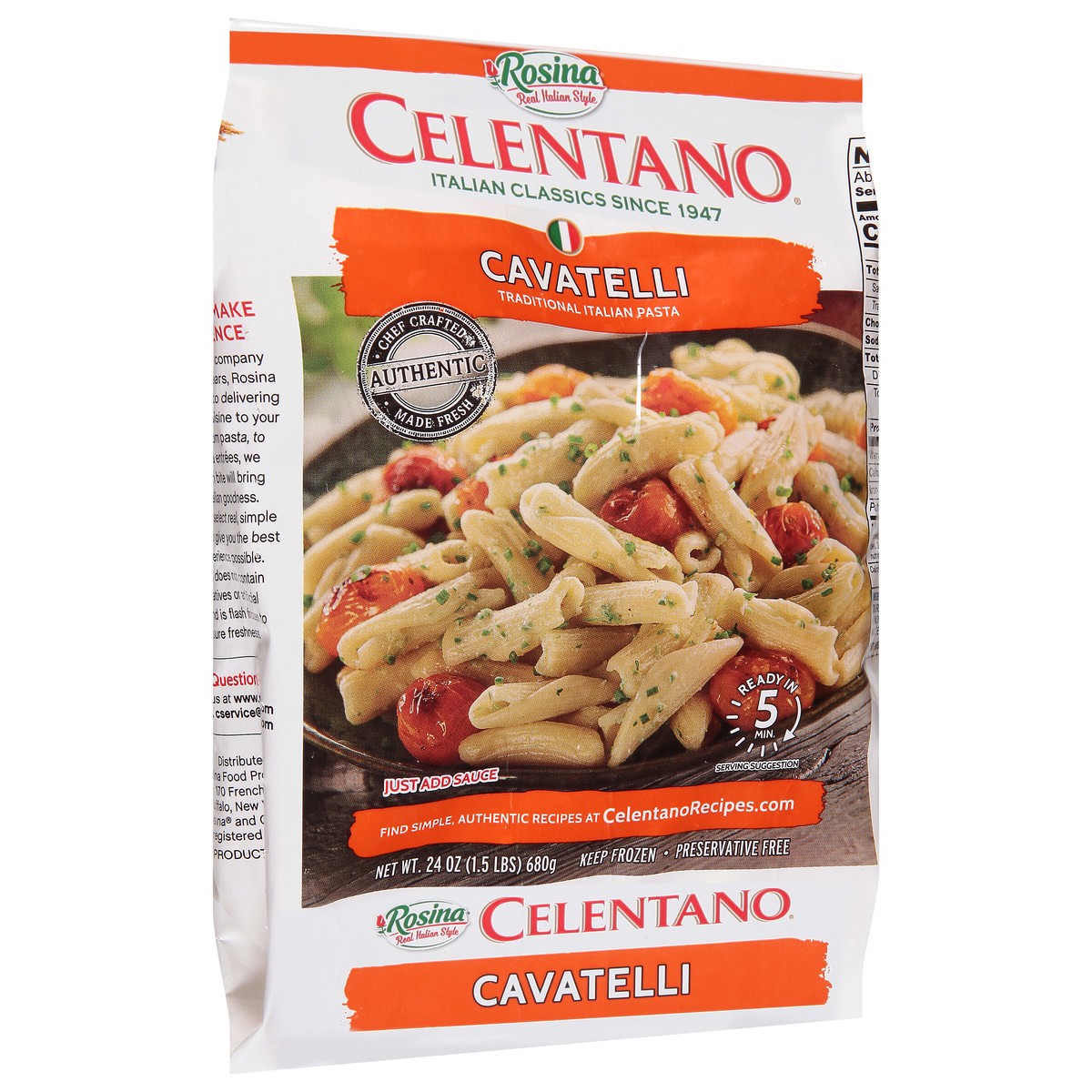 slide 7 of 11, Celentano Cavatelli 24 oz, 24 oz