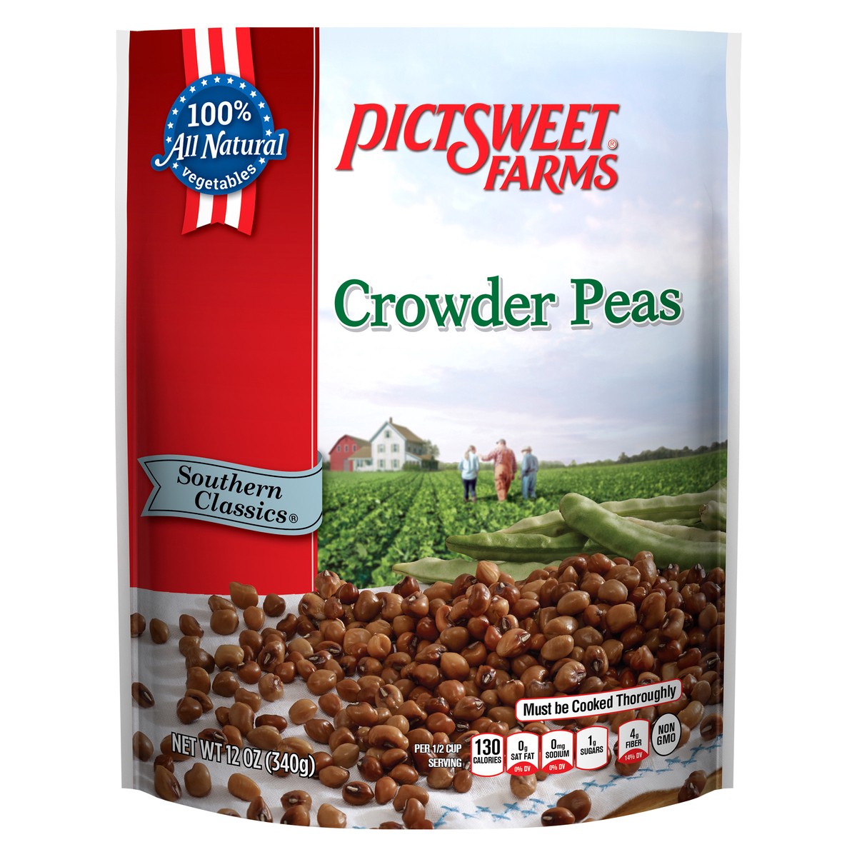 slide 2 of 3, Pictsweet Crowder Peas, 12 oz