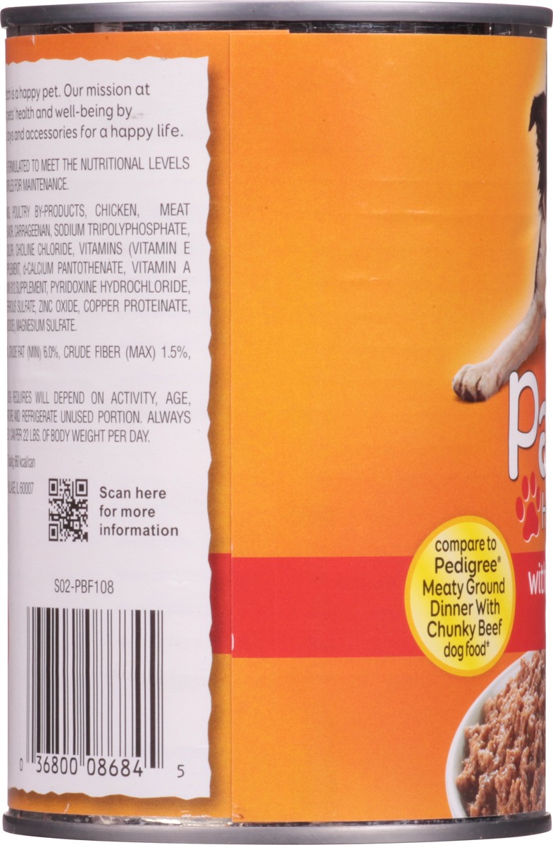 slide 7 of 9, Paws Happy Life Chunky Beef Dog Food 22 oz, 22 oz