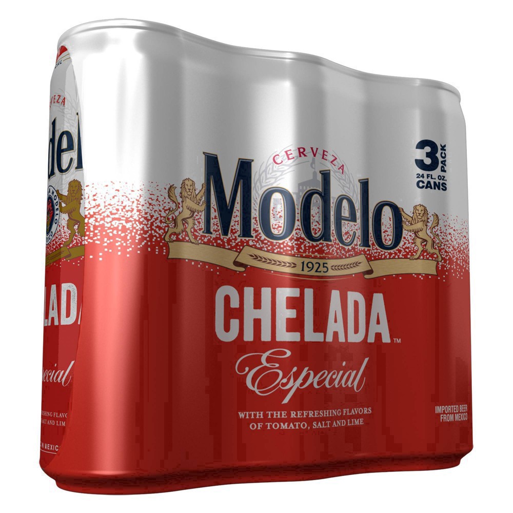 slide 26 of 39, Modelo Chelada Especial Mexican Import Flavored Beer, 3 ct