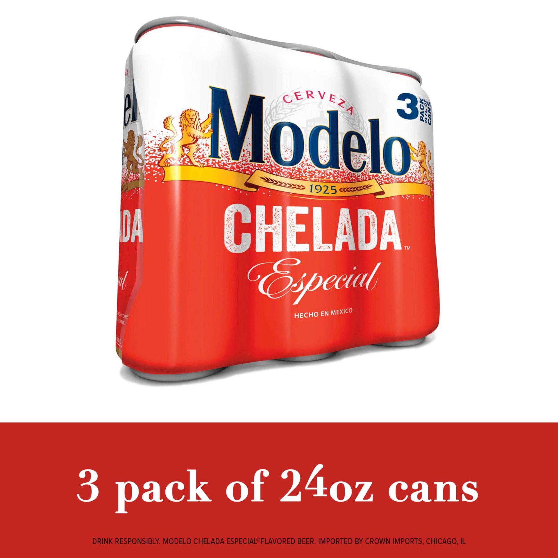slide 28 of 39, Modelo Chelada Especial Mexican Import Flavored Beer, 3 ct