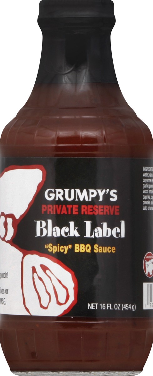 slide 2 of 2, Grumpy's BBQ Sauce 16 oz, 16 oz