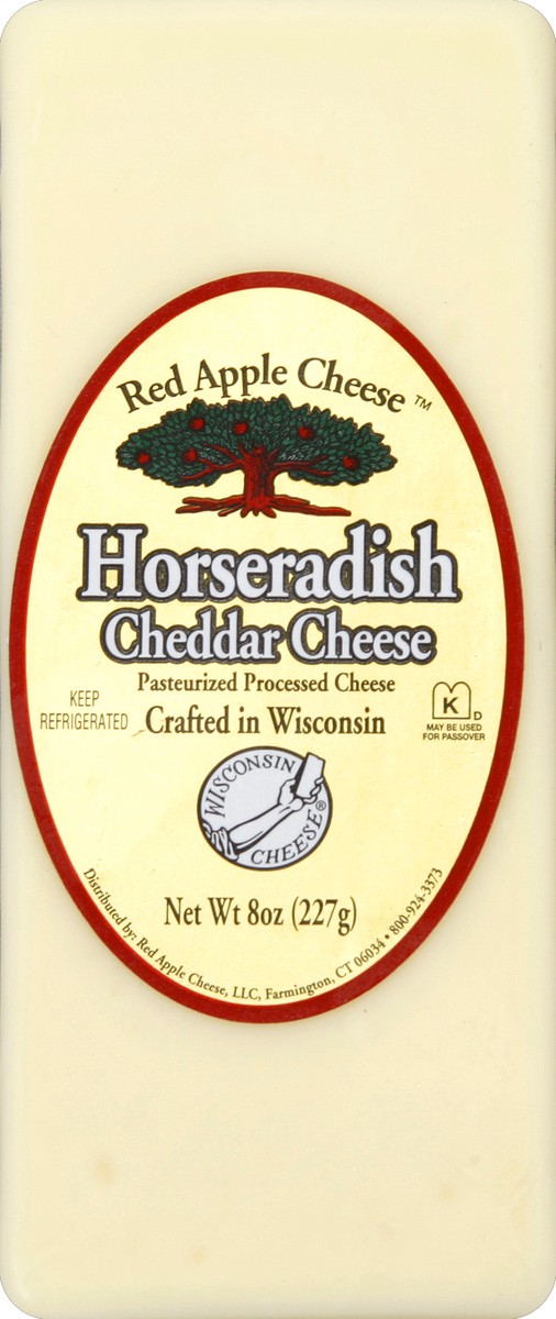 slide 1 of 6, Red Apple Cheddar Horseradish 8 Oz, 8 oz