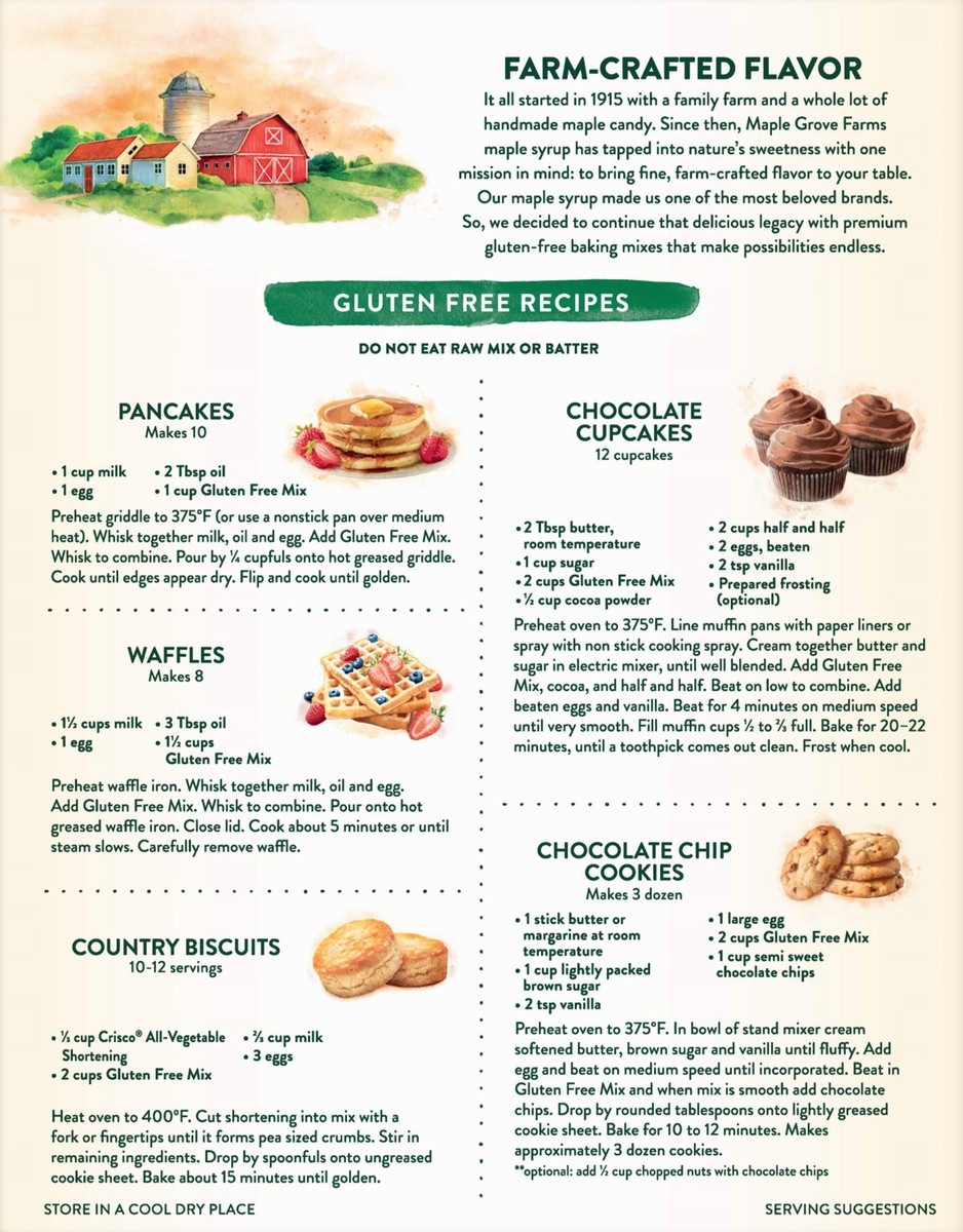 slide 5 of 9, Maple Grove Farms Gluten Free All Purpose Baking Mix 16 oz, 16 oz