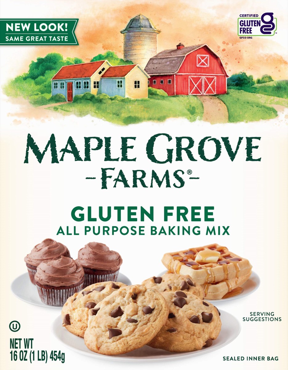 slide 6 of 9, Maple Grove Farms Gluten Free All Purpose Baking Mix 16 oz, 16 oz