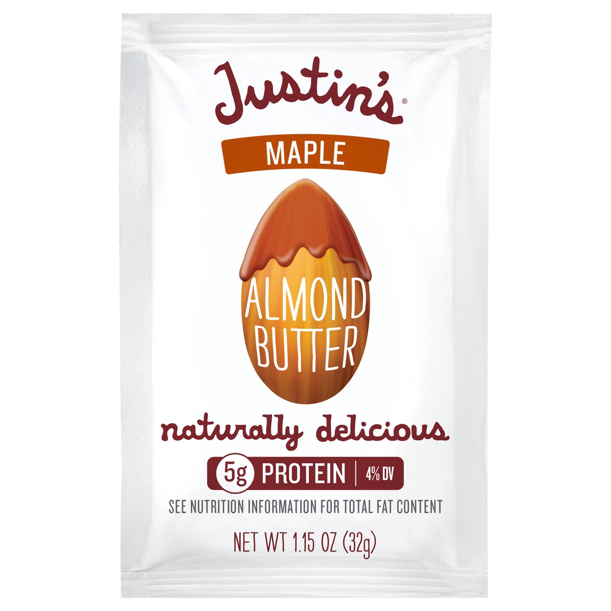 slide 1 of 11, Justin's Maple Almond Butter - 1.15 oz, 1.15 oz