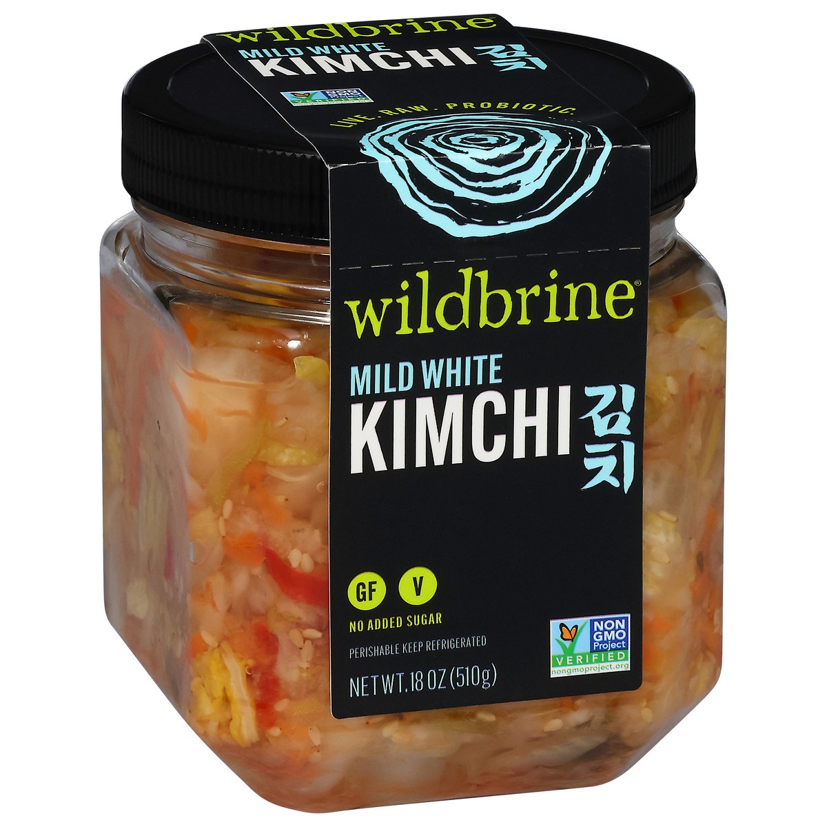 slide 2 of 12, Wildbrine Kimchi Mild White, 18 oz