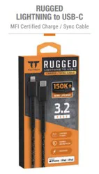 Emerge Tac Tech Rugged Lightning To Usb-C Cable