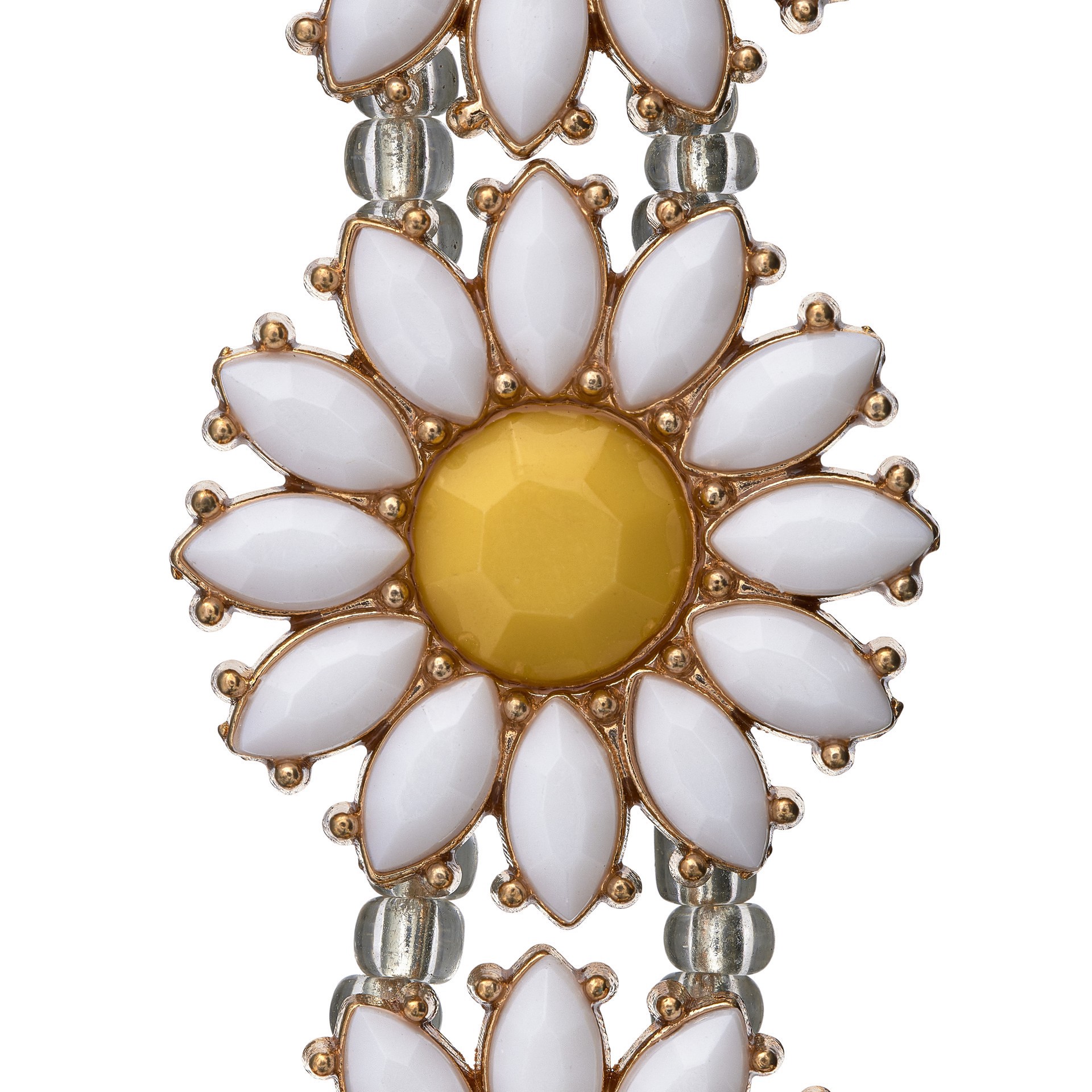 slide 2 of 3, Daisy Metal & Resin Sliders, 26mm By Bead Landing, 26mm