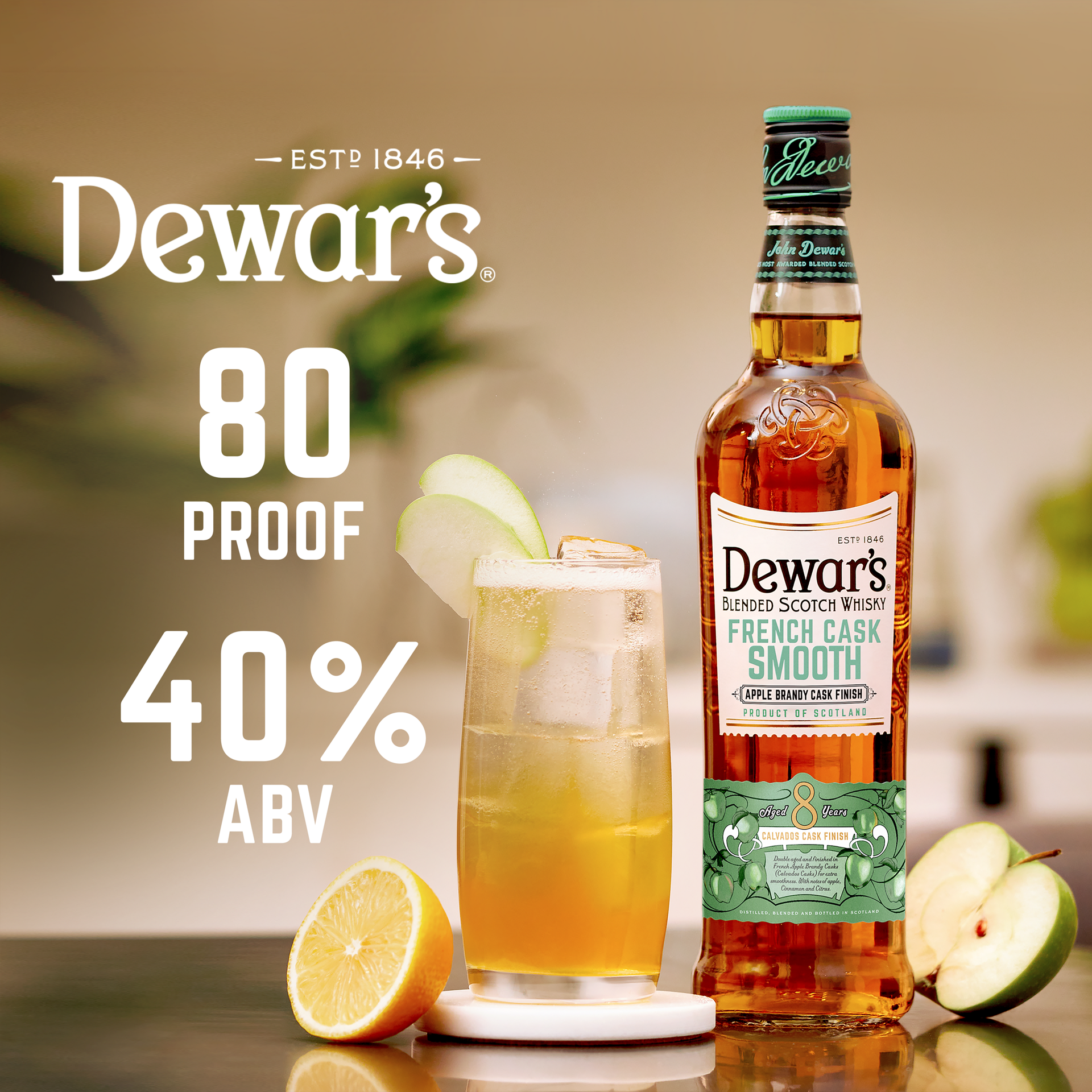 slide 4 of 5, Dewar's Dewars Blended Scotch - French Cask Smooth 8Yr, 750 ml