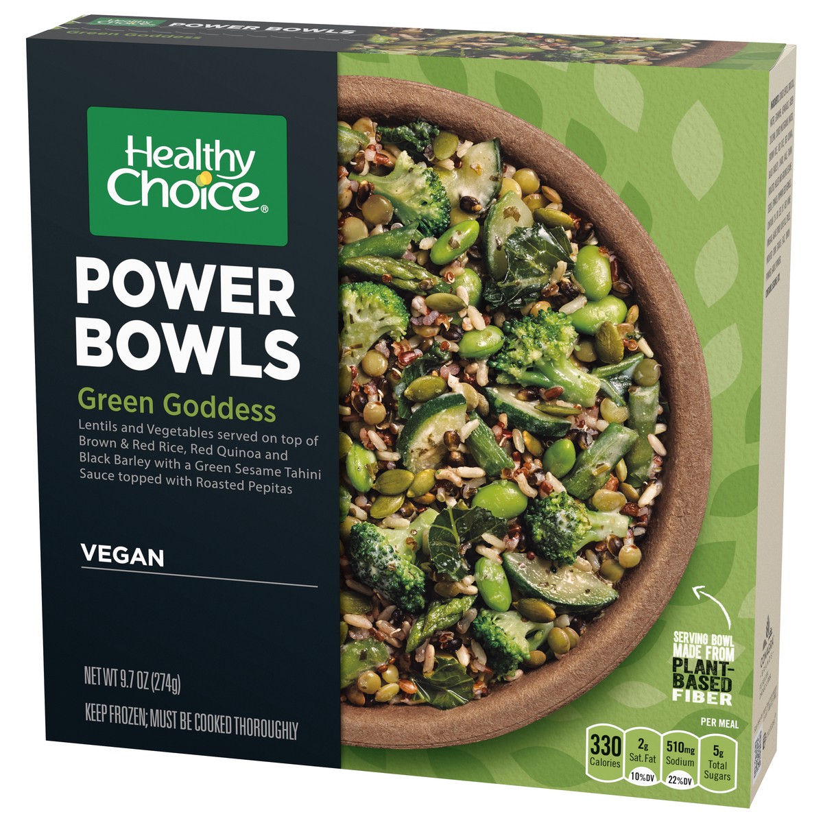 slide 11 of 14, Healthy Choice Vegan Green Goddess Power Bowls 9.7 oz, 9.7 oz