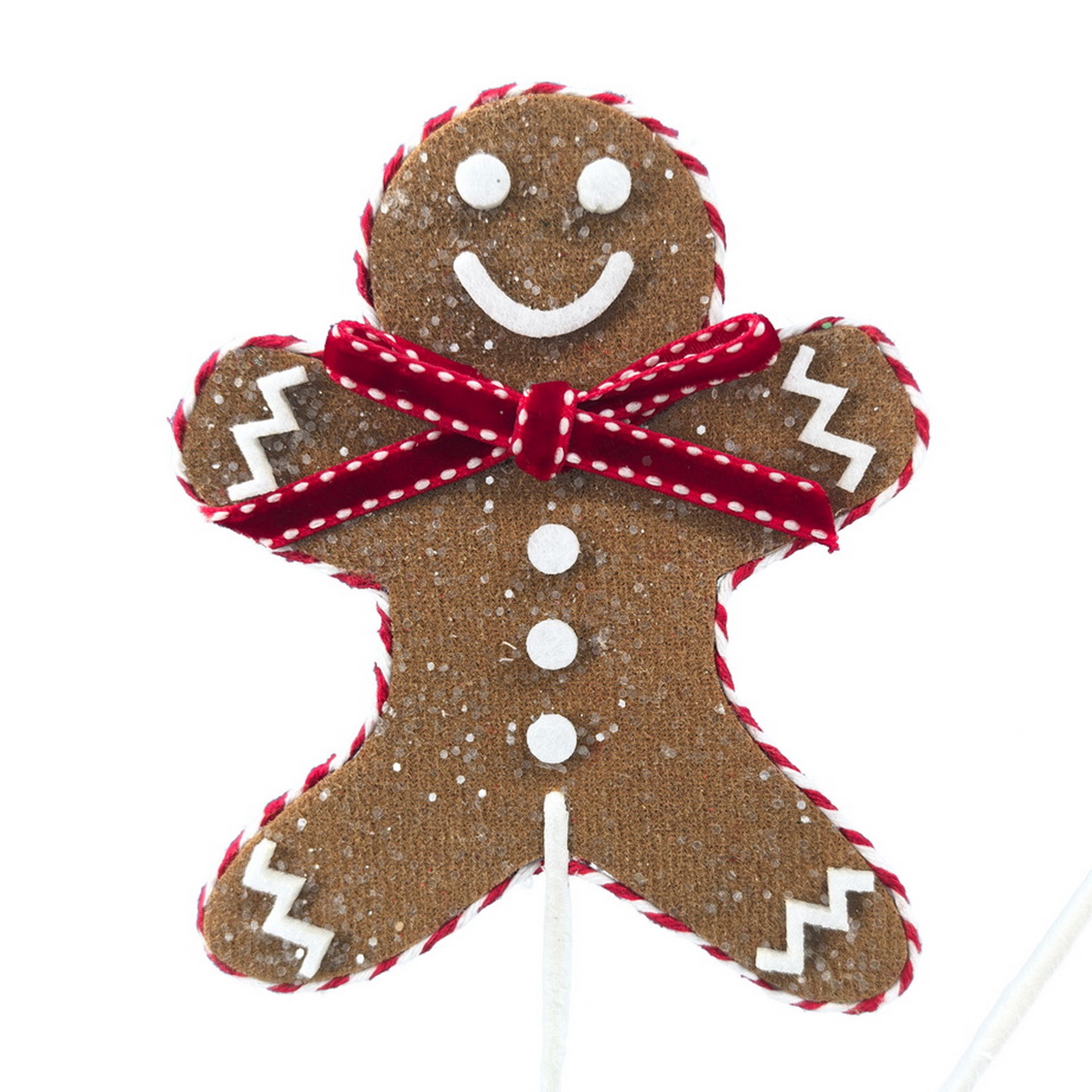 slide 3 of 3, 30" Brown Gingerbread Man Stem By Ashland, 30 in