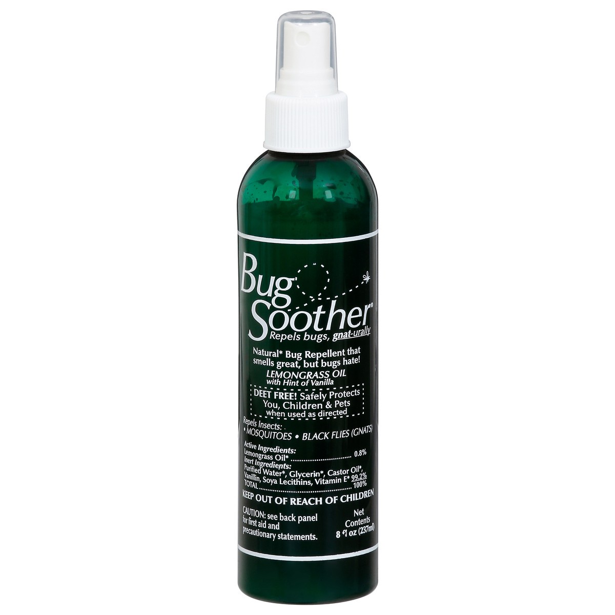 slide 1 of 9, Bug Soother Lemongrass Oil Bug Repellent 8 fl oz, 8 fl oz