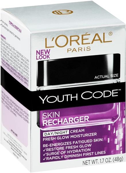 slide 1 of 1, L'Oréal Youth Code Day/Night Moisturizer, 1.6 oz