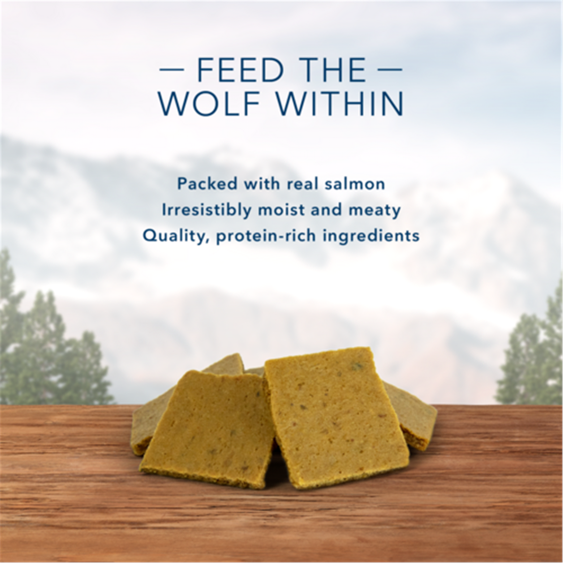 slide 17 of 17, Blue Buffalo Wilderness Trail Treats Wild Bites Grain Free Soft-Moist Dog Treats, Salmon 4-oz, 4 oz