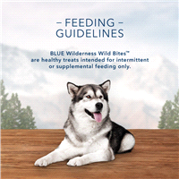 slide 7 of 17, Blue Buffalo Wilderness Trail Treats Wild Bites Grain Free Soft-Moist Dog Treats, Salmon 4-oz, 4 oz