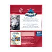 slide 11 of 17, Blue Buffalo Wilderness Trail Treats Wild Bites Grain Free Soft-Moist Dog Treats, Salmon 4-oz, 4 oz