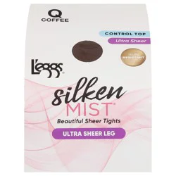 L'Eggs Silken Mist Coffee Ultra Sheer Sheer Tights - 1 pair