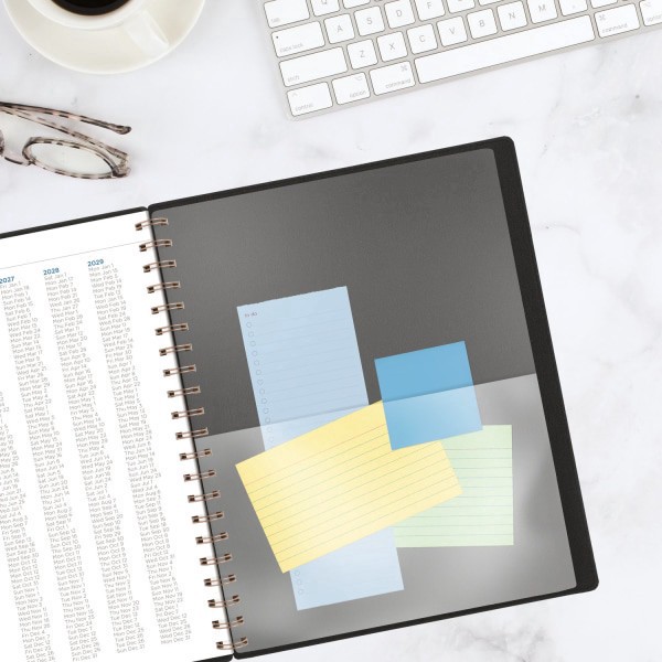 slide 10 of 10, AT-A-GLANCE® Signature 2026 Weekly Monthly Planner, Black, Large, 8 1/2"" x 11"", 1 ct