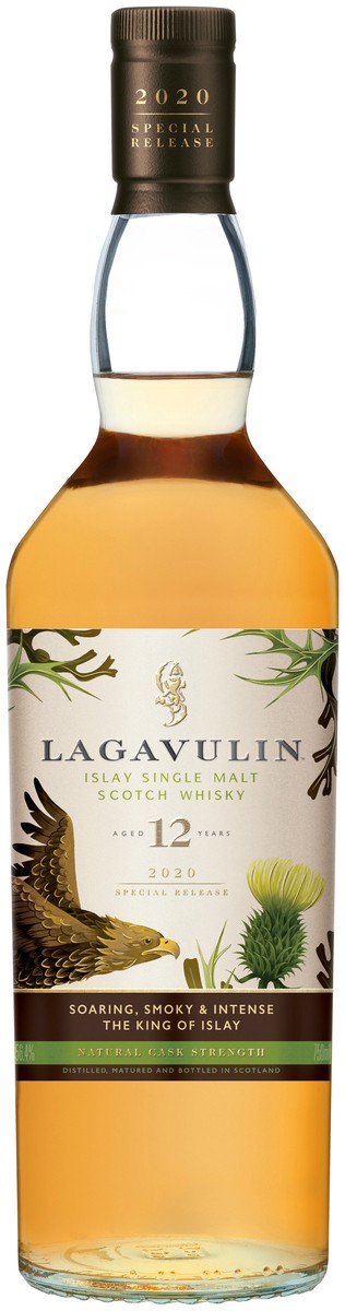 slide 2 of 5, Lagavulin 12 Year Old Islay Single Malt Scotch Whisky, 750 mL, 750 ml
