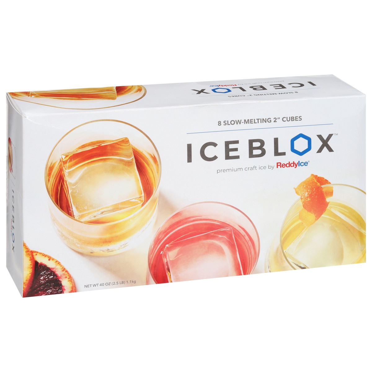 slide 8 of 13, IceBlox Slow-Melting Ice Cubes 2 Inch 8 ea, 8 ct