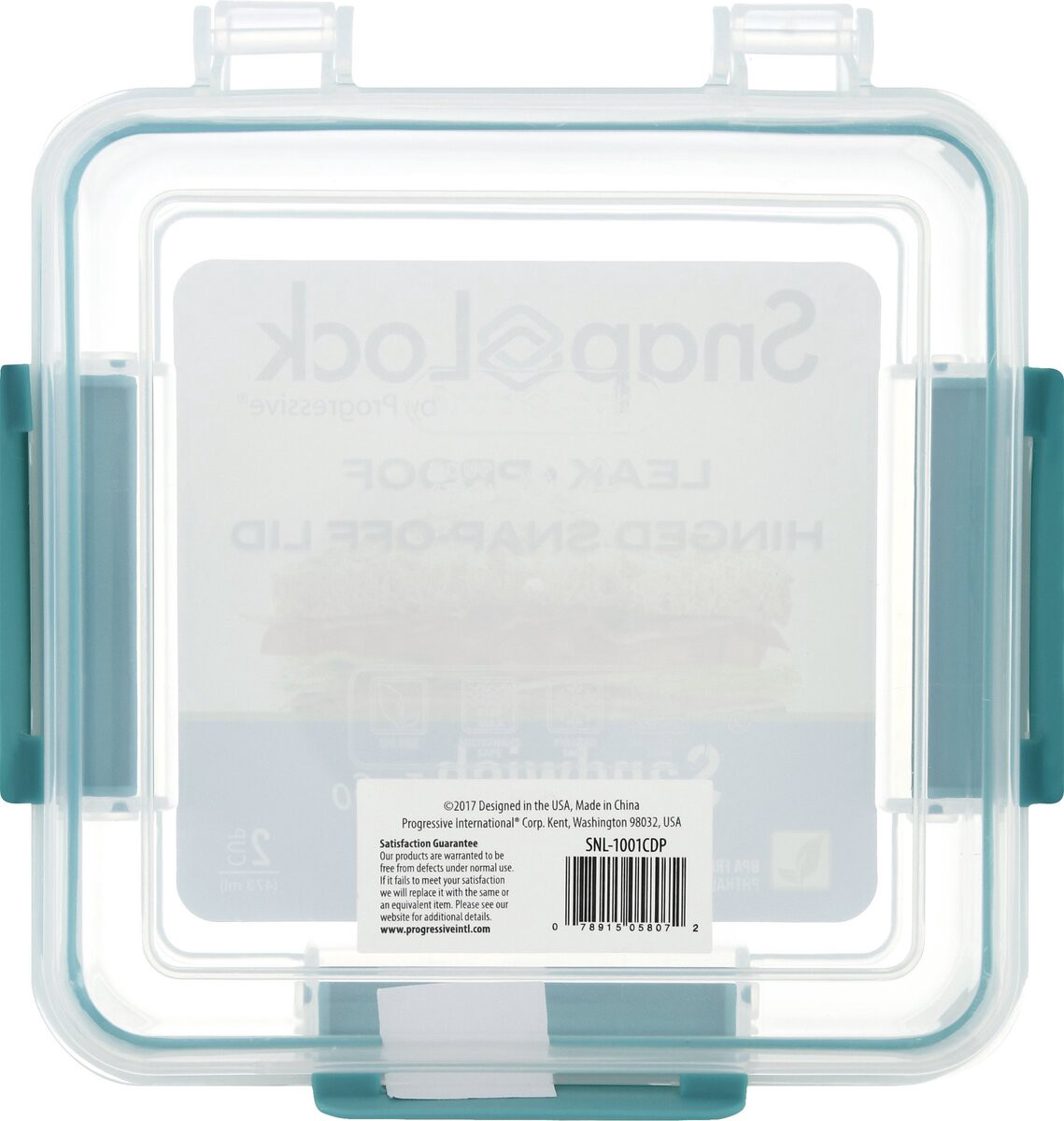 slide 2 of 11, Snap Lock Sandwich To-Go Container 1 ea, 1 ct