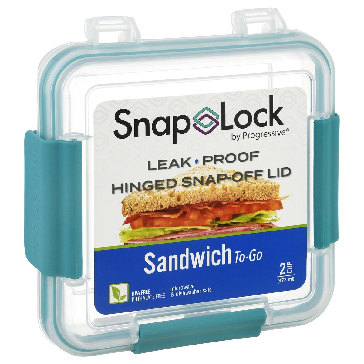 slide 4 of 11, Snap Lock Sandwich To-Go Container 1 ea, 1 ct