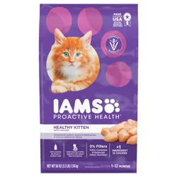 Proactive Health Healthy Kitten Premium Kitten 1-12 Months with Chicken Kitten Nutrition 56 oz