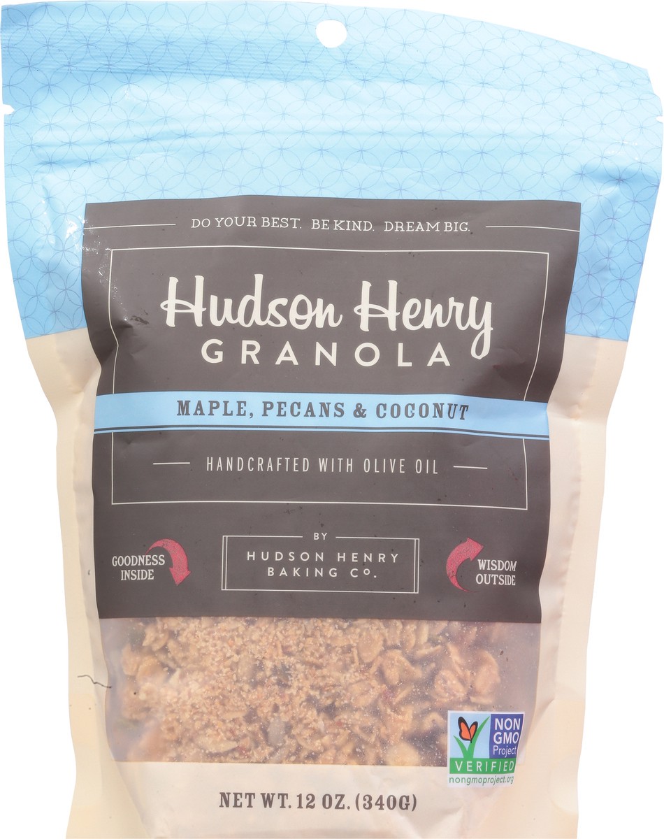 slide 11 of 14, Hudson Henry Maple Pecans & Coconut Granola 12 oz, 12 oz