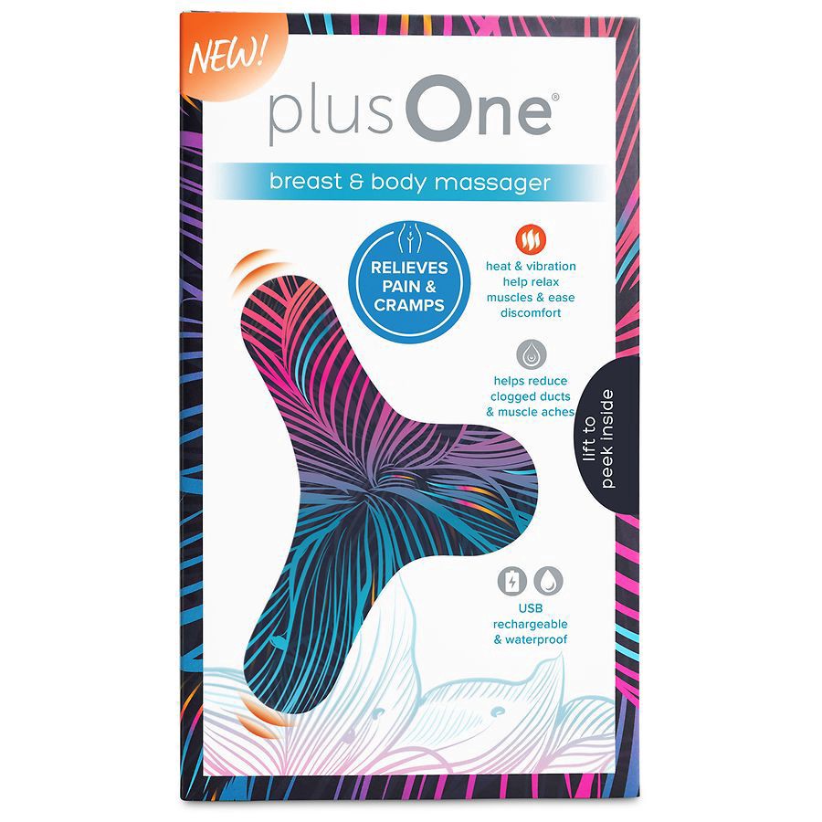 slide 1 of 5, plusOne Breast & Body Massager 1 ea, 1 ct