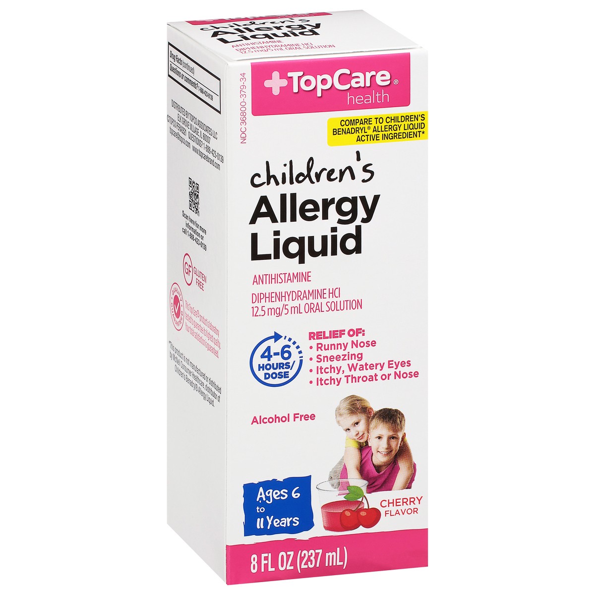 slide 5 of 14, TopCare Health Children's Cherry Flavor Allergy Liquid 8 fl oz, 8 fl oz