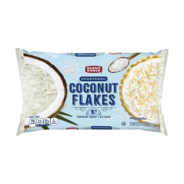 slide 1 of 1, Giant Eagle Flake Coconut, 7 oz