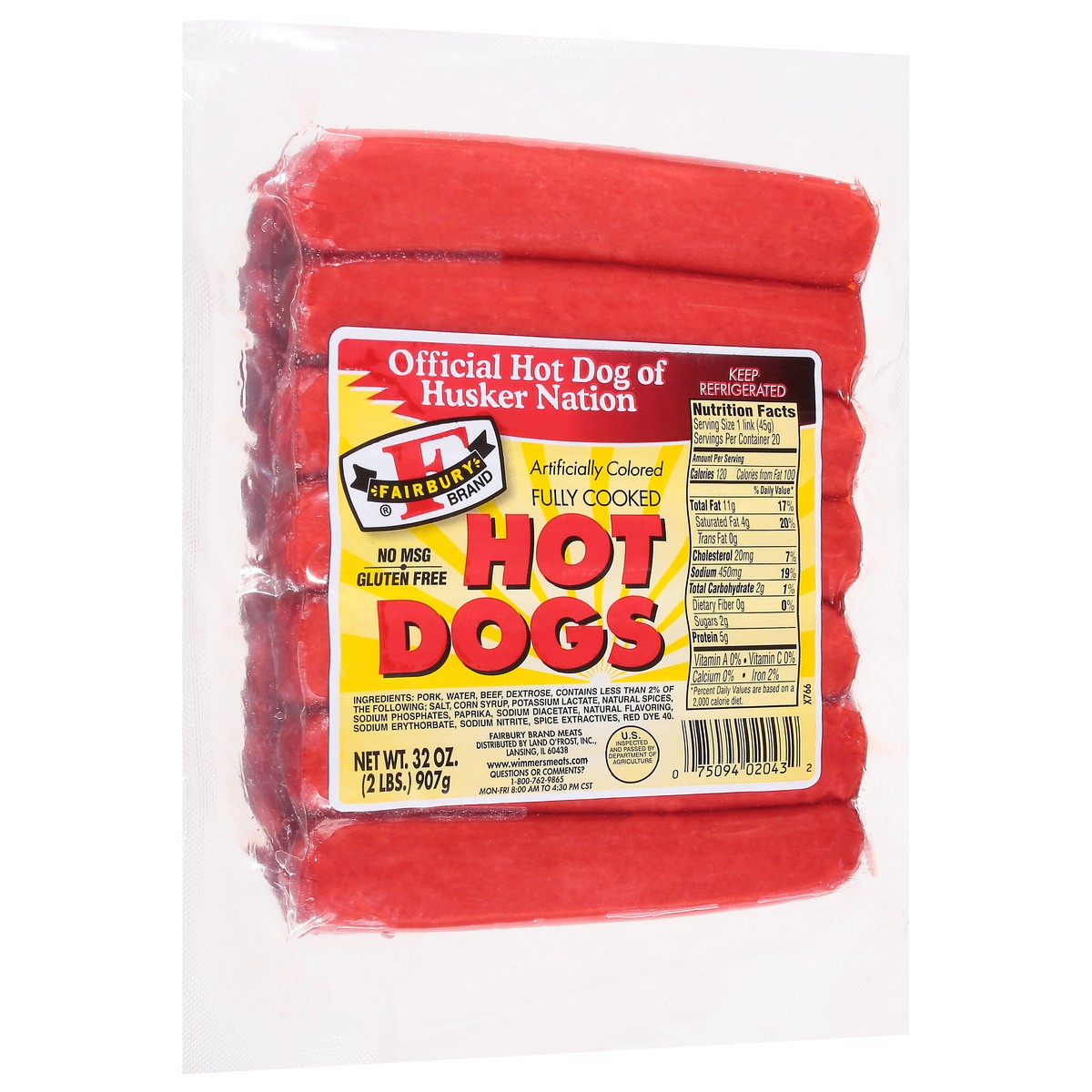slide 5 of 13, Fairbury Hot Dogs, 32 oz