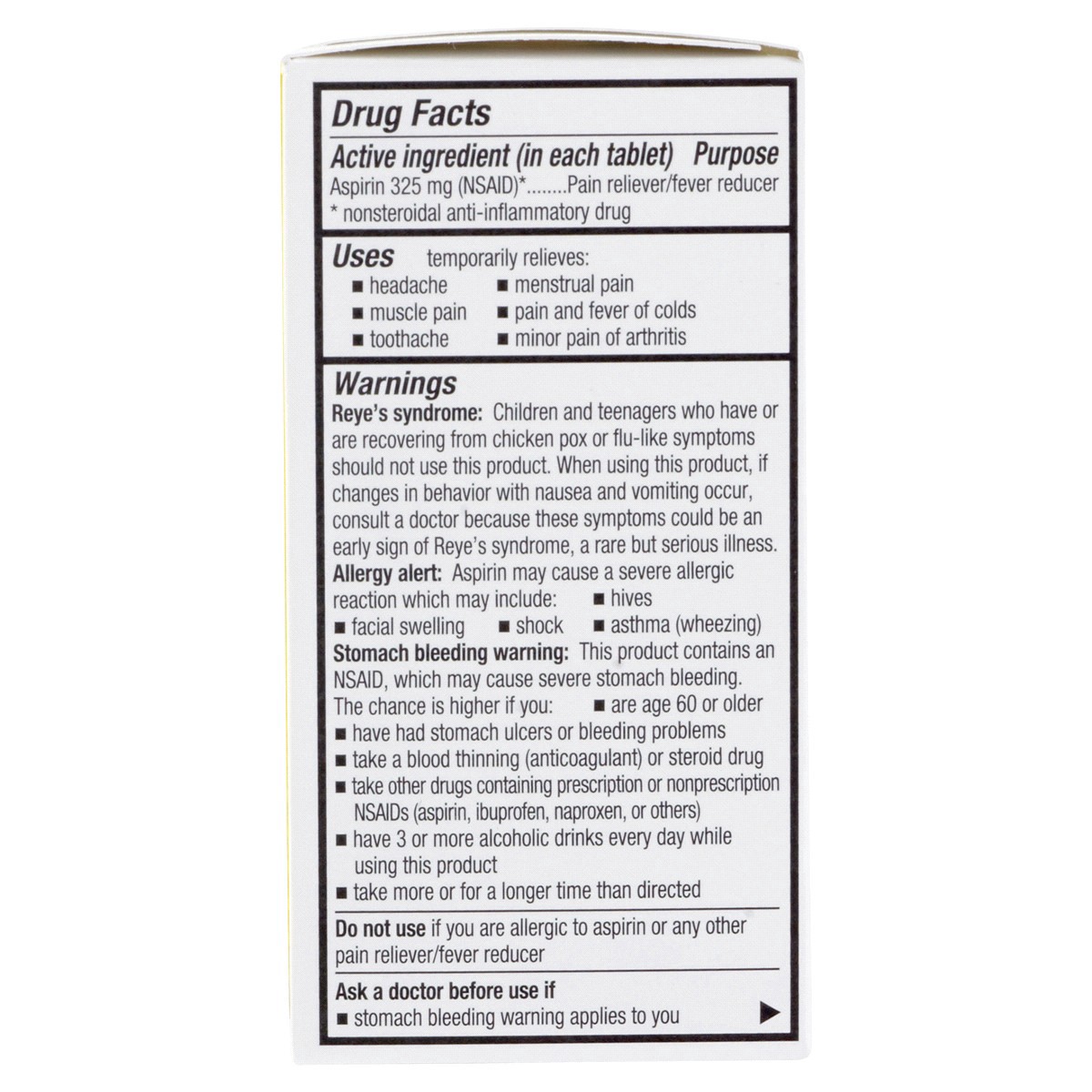 slide 5 of 13, Meijer Aspirin Tablet, 325 mg, 100 ct