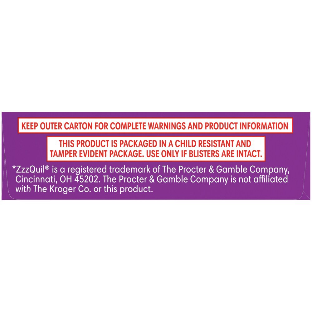 slide 4 of 4, Kroger Ez Nite Sleep Nighttime Sleep-Aid Softgels, 24 ct