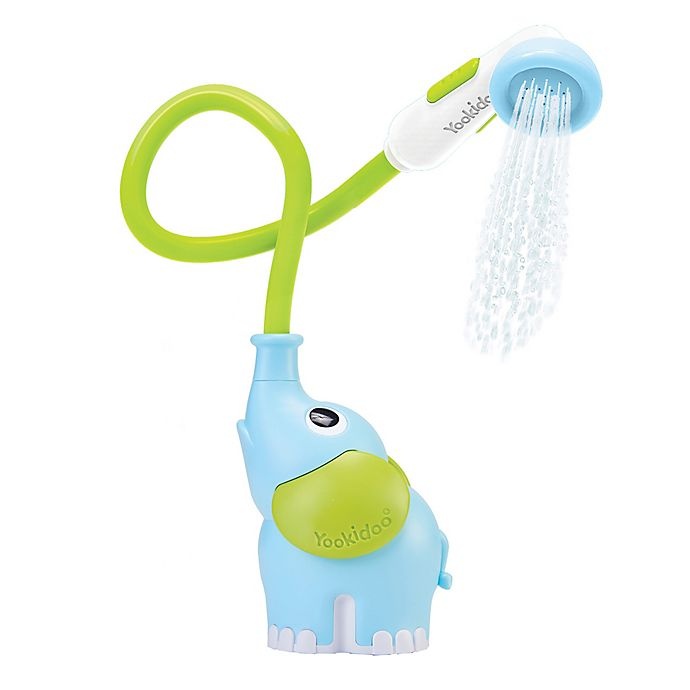 slide 1 of 6, Yookidoo Elephant Baby Shower Head - Blue, 1 ct