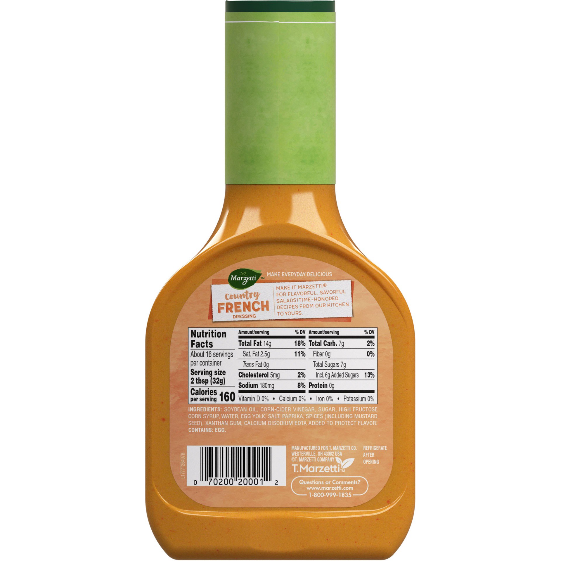 slide 2 of 8, Marzetti Country French Dressing, 16 oz